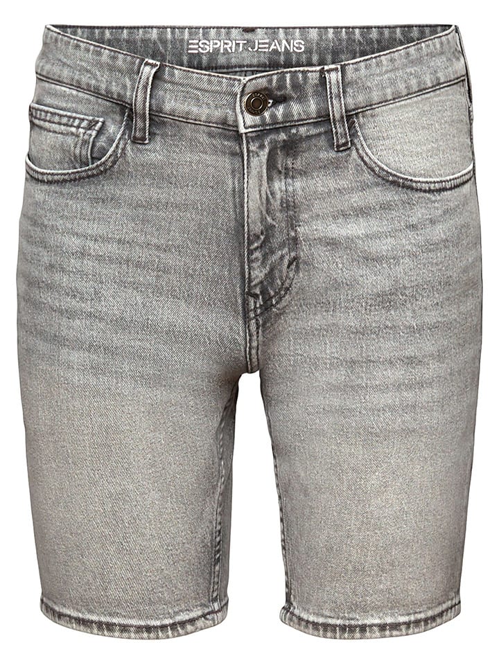 ESPRIT Jeans-Shorts in Grau günstig kaufen