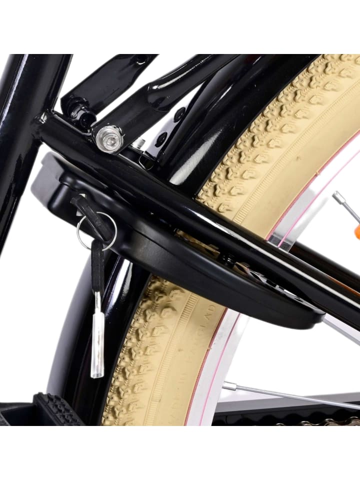 Volare Kinderfahrrad Excellent Fahrrad für Mädchen 24 Zoll Kinderrad Schwarz 8 Jahre günstig kaufen onesize