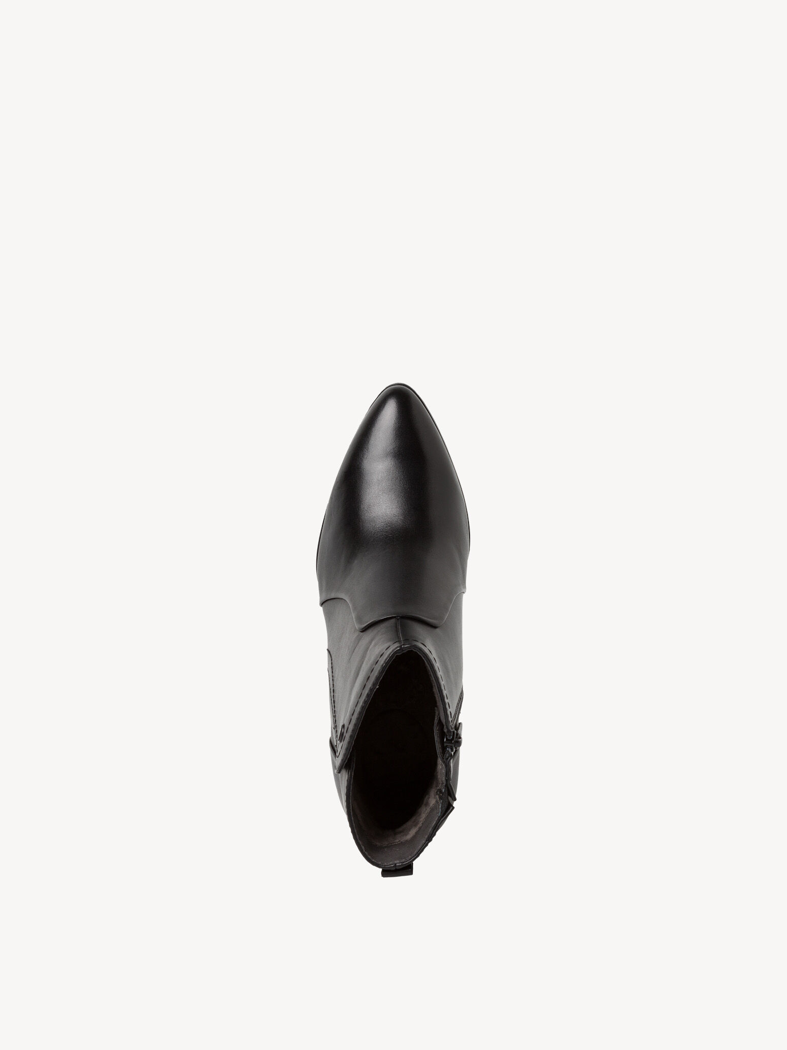 Bottine en cuir - noir