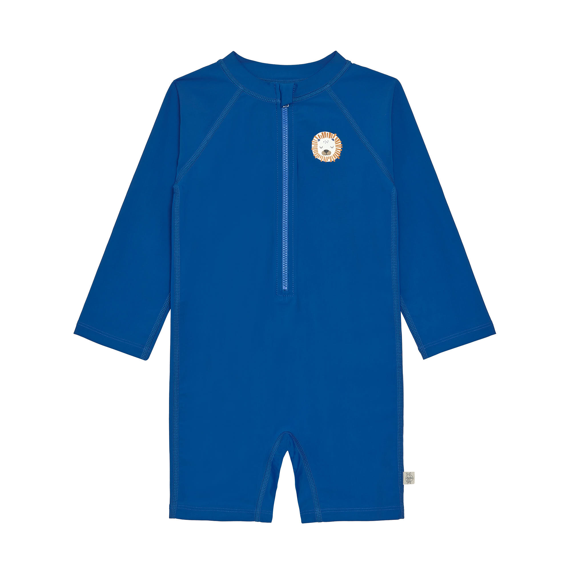 Schwimmanzug Kinder Langarm (UV Schutz) - Löwe, Blau