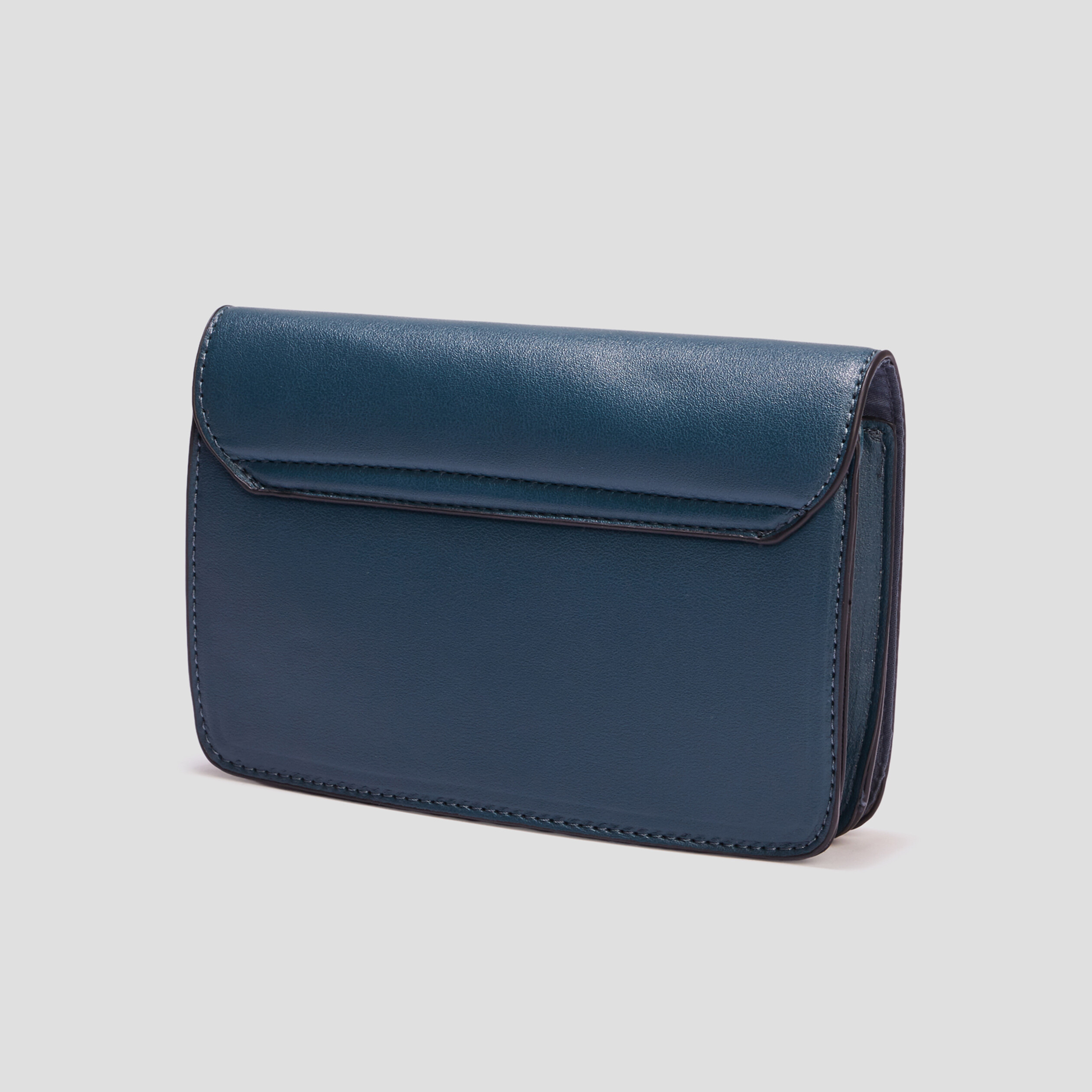 Sac bandoulière rectangulaire bleu canard femme | La Halle