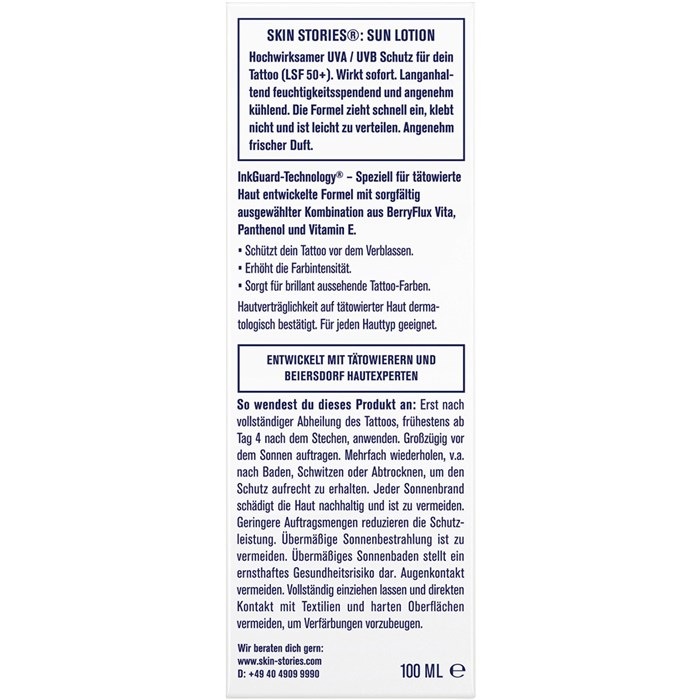 Tattoo Sun Lotion LSF 50+