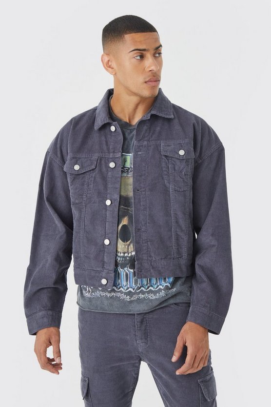 Kastige Cord-Jacke