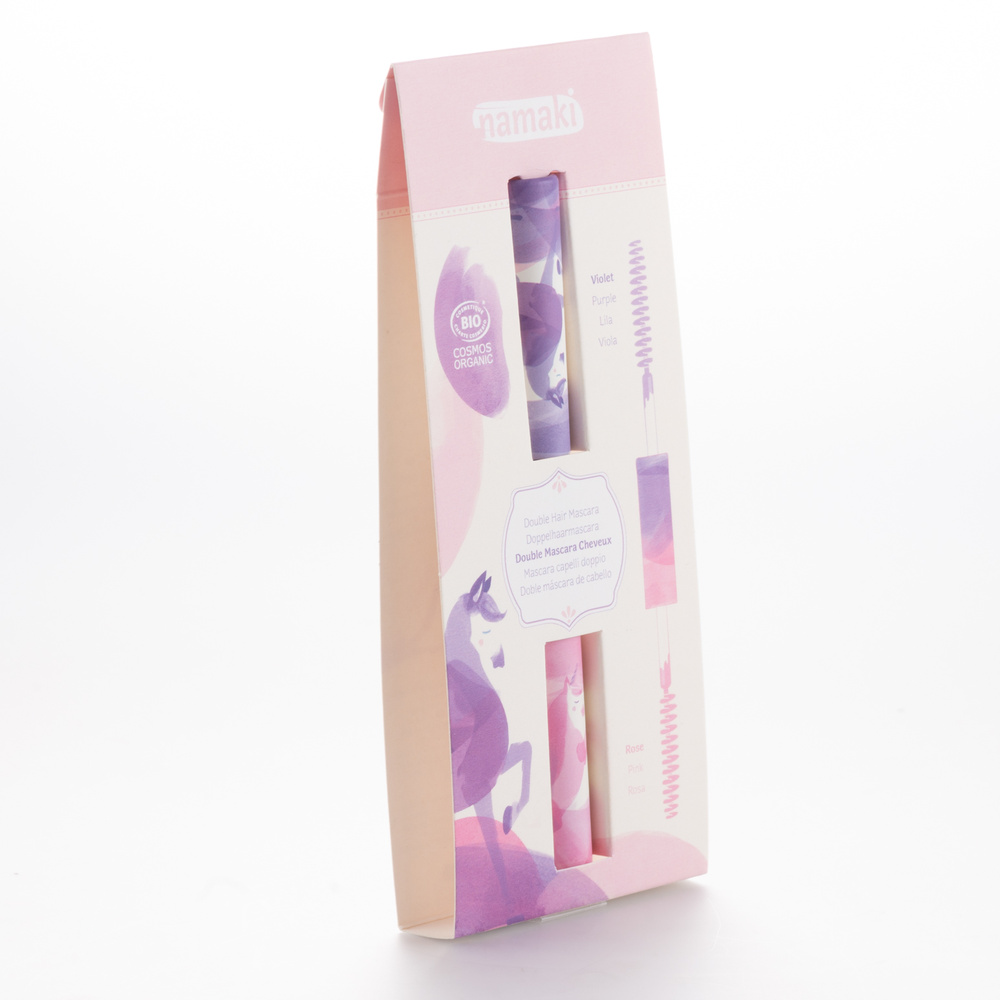 namaki Mascara cheveux double-embout Maquillage pour cheveux