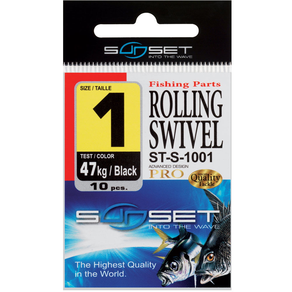 Sunset rolling swivel zeedraaiers