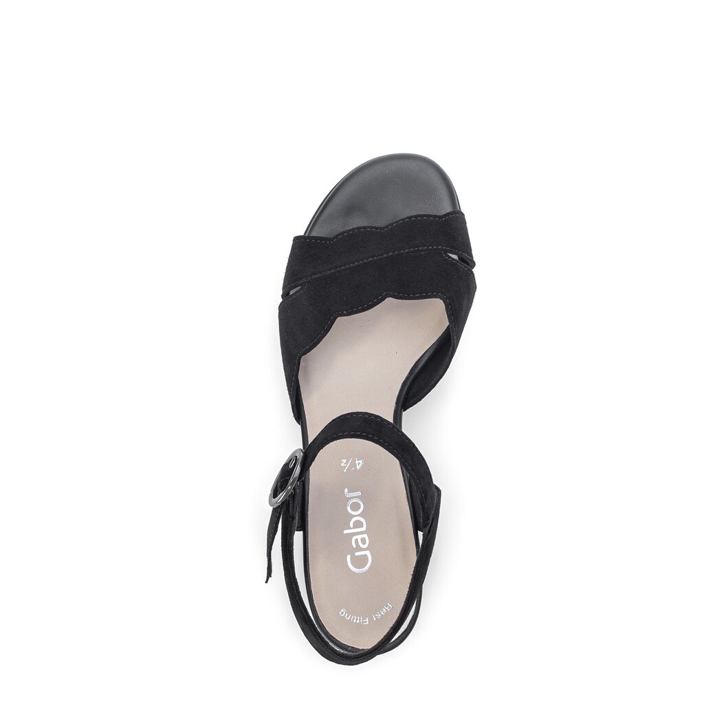 Gabor fashion Riemchensandale schwarz