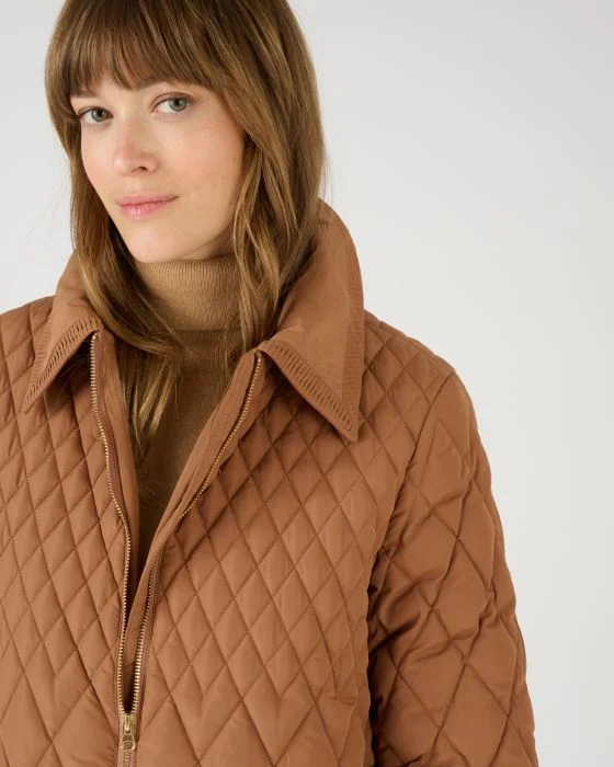 Manteau matelassé col chemisier Thermolactyl