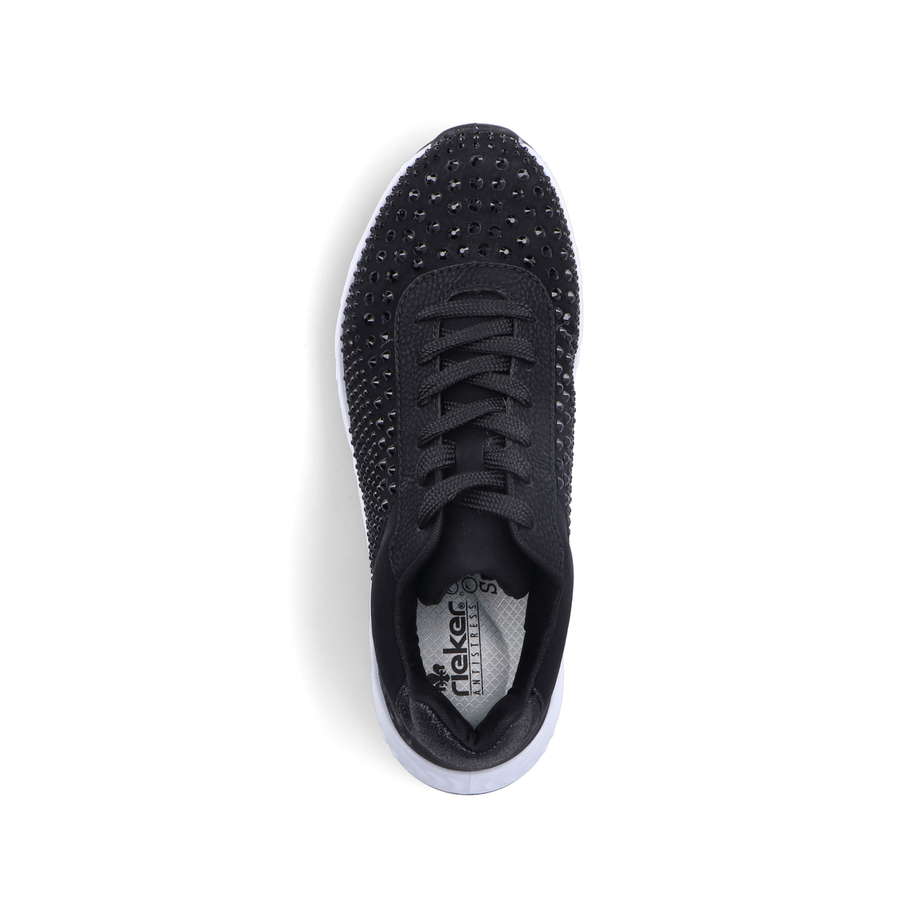 Rieker Damen Sneaker Low tiefschwarz