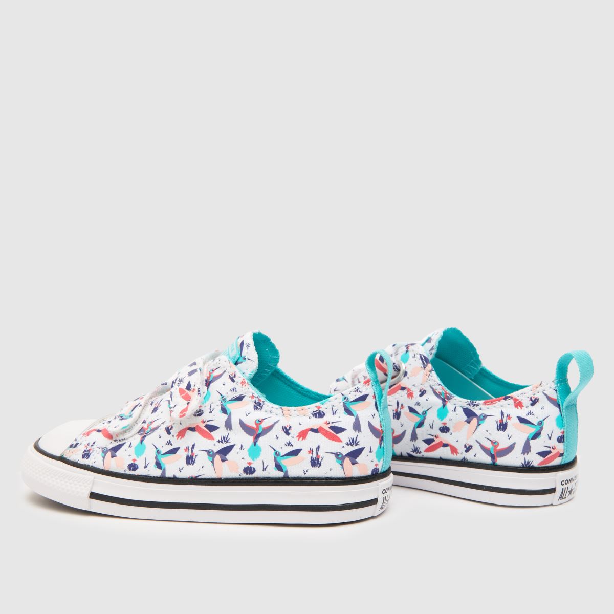 Converse multifärgade all star lo 2v flickor småbarnsskor