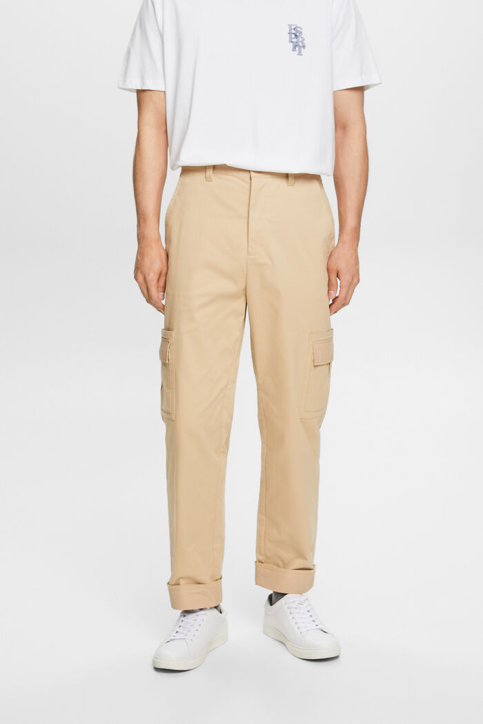 Cargohose mit Umschlagsaum