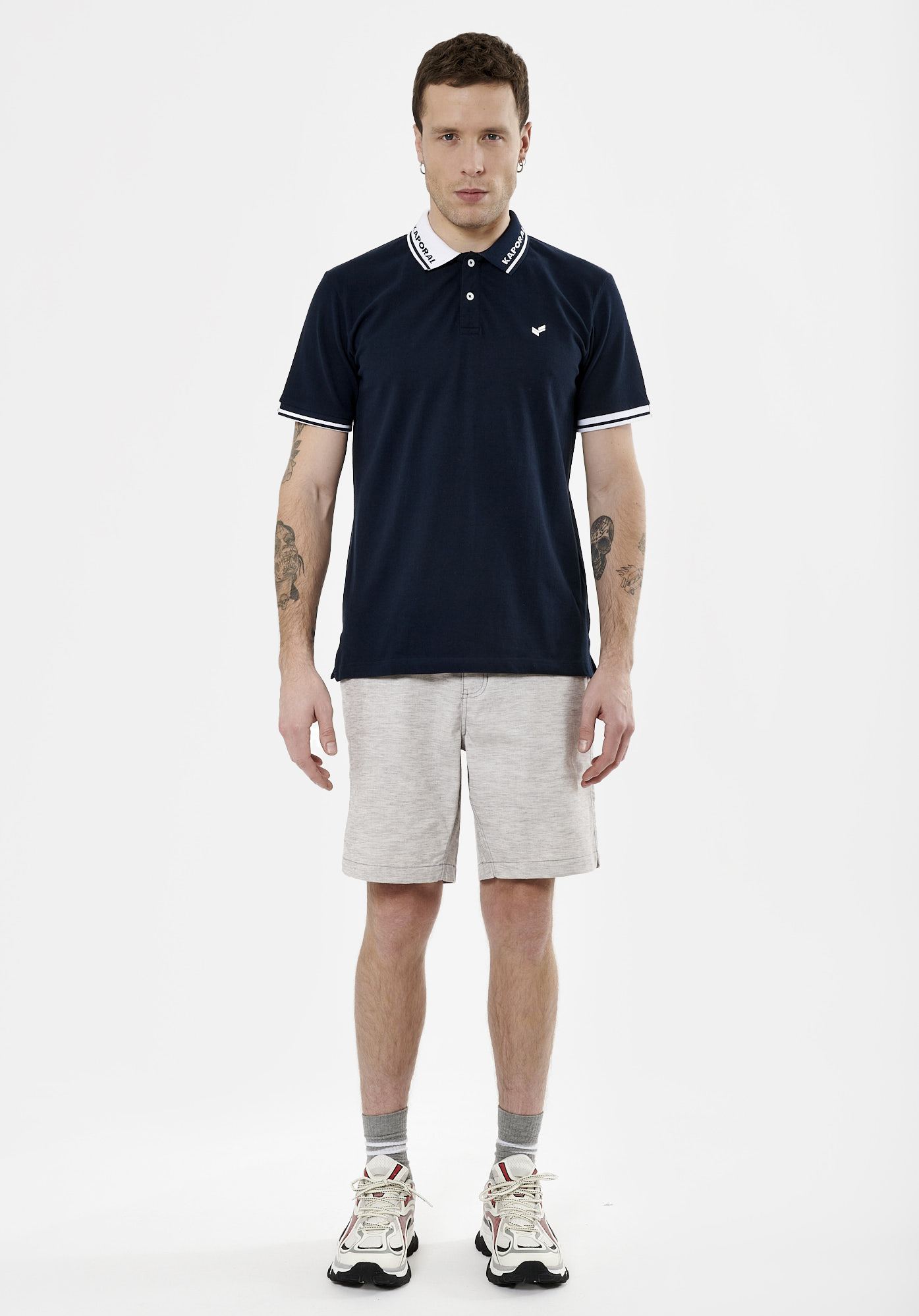 CYKA   Polo bleu Homme