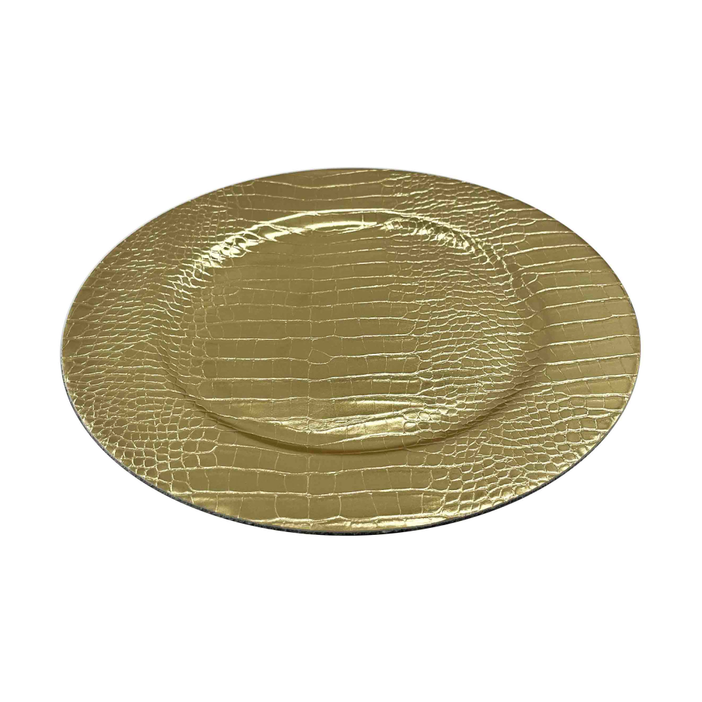 Platzteller ca. D33cm Kroko