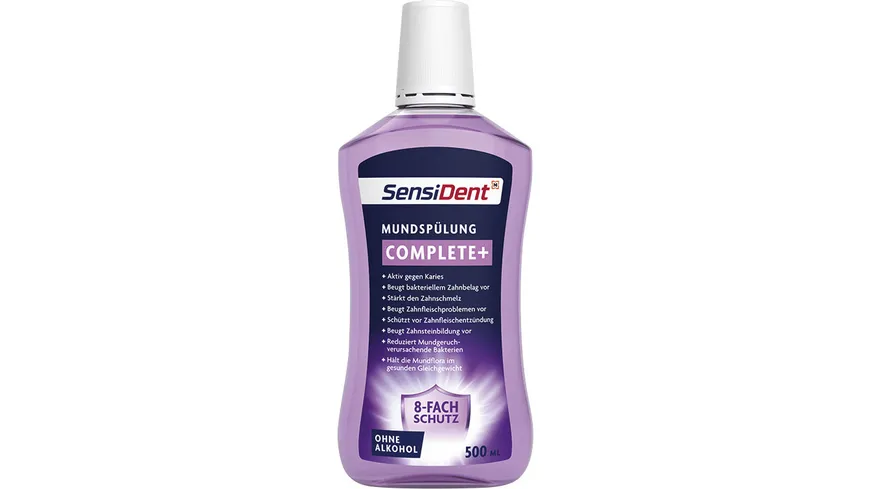 SensiDent Mundspülung Complete+ 500 ml