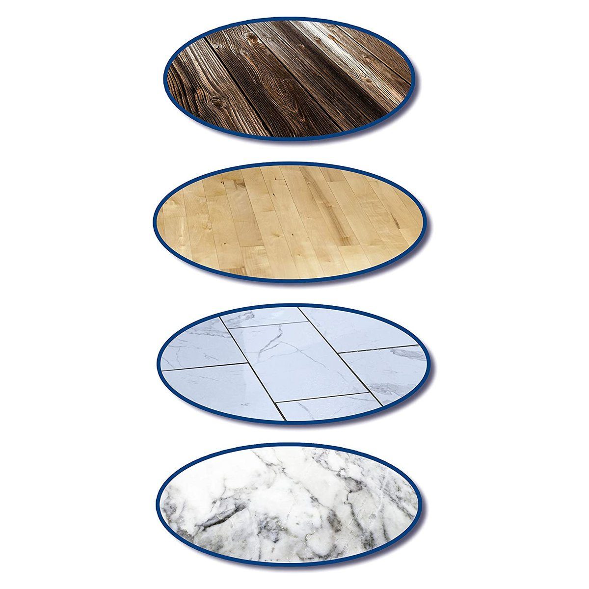 Starlyf Autoclean Mop Ersatzmatten Wischbezug (Polyester, 32x12 cm, Spar-Set, 2-tlg., 2er oder 4er Pack, Ersatzpads, Microfaser Wischmop Matten - selbstreinigendes Wischsystem)