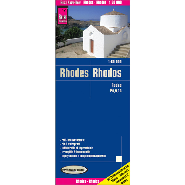 RKH WMP RHODOS 1:80.000 - Straßenkarte