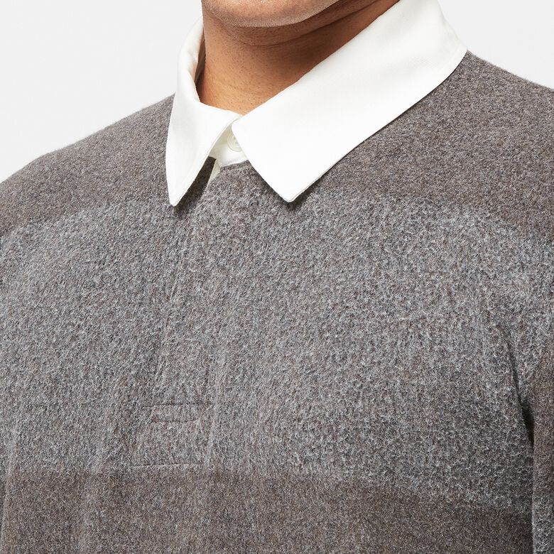 Norse Projects Ruben Brushed Jersey Rugby LS Polo espresso