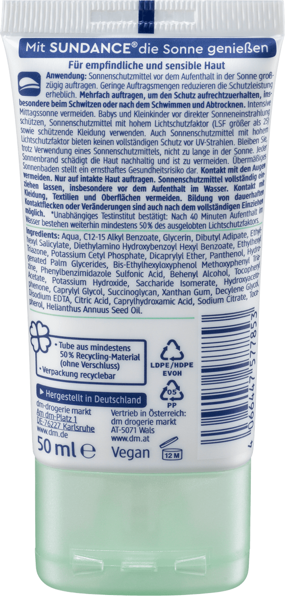 Sonnenfluid Gesicht sensitiv LSF 30, 50ml, 50 ml