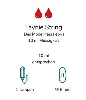 Taynie String 36 Periodenunterwäsche-1 Stk