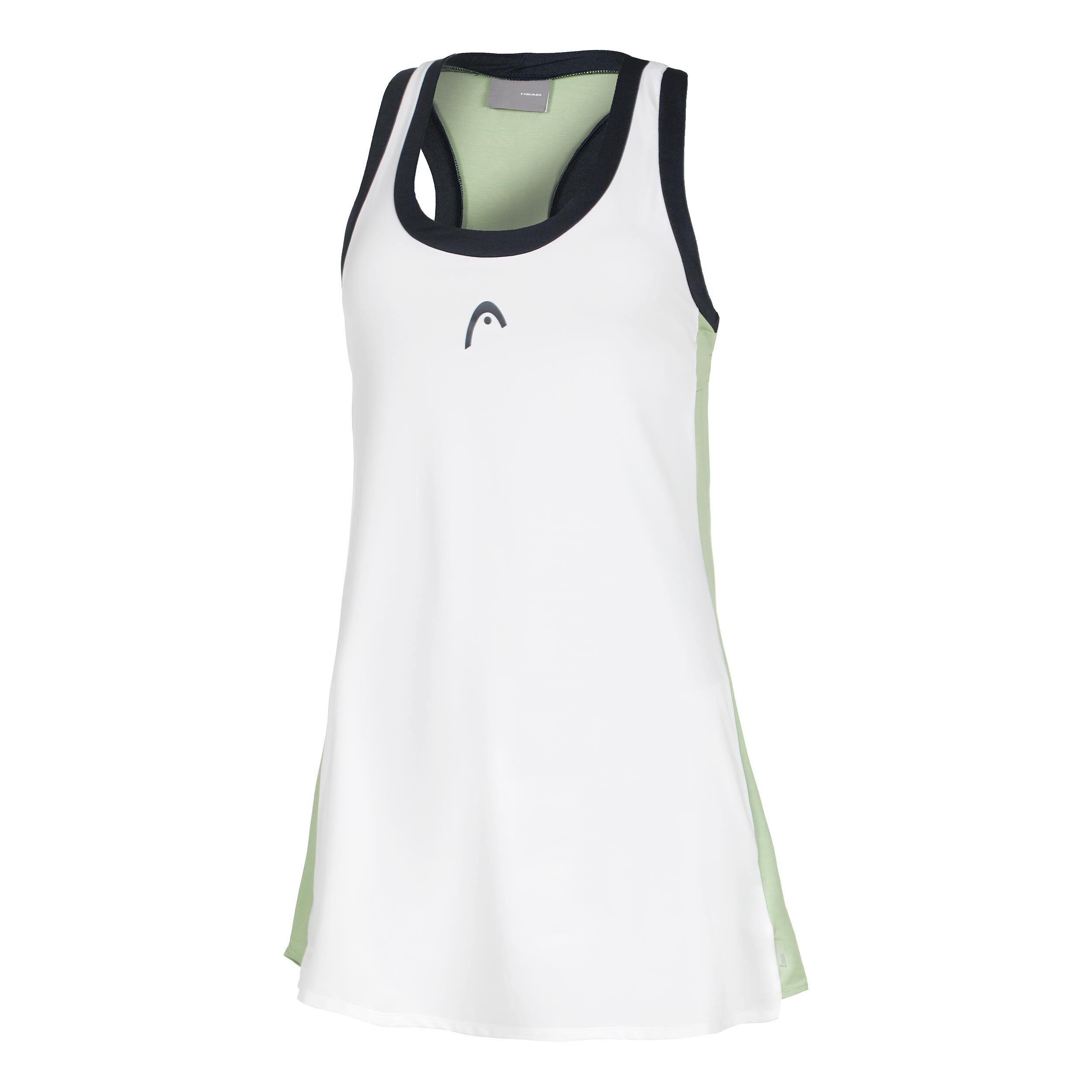 Play Tech Kleid Damen - Weiß, Dunkelblau