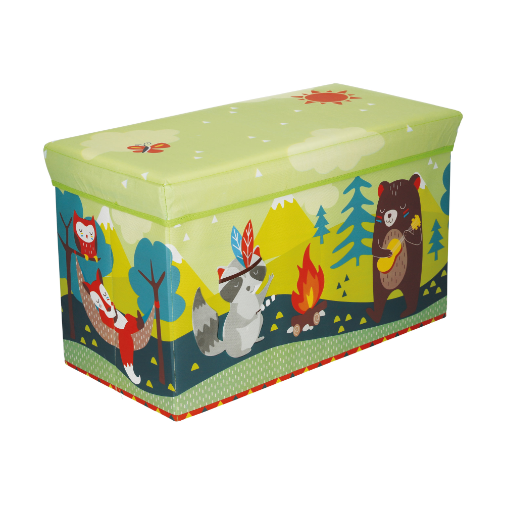 Staubox/Sitzbank Waldtiere