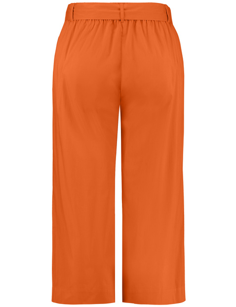 Weite 3/4 Hose mit Bindegürtel Lotta