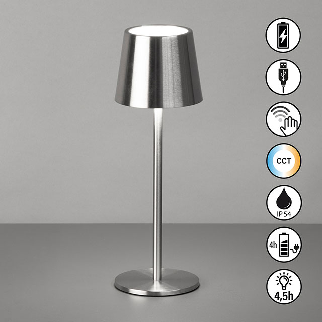 FH LightingLED-Akku-Tischleuchte 1flg
