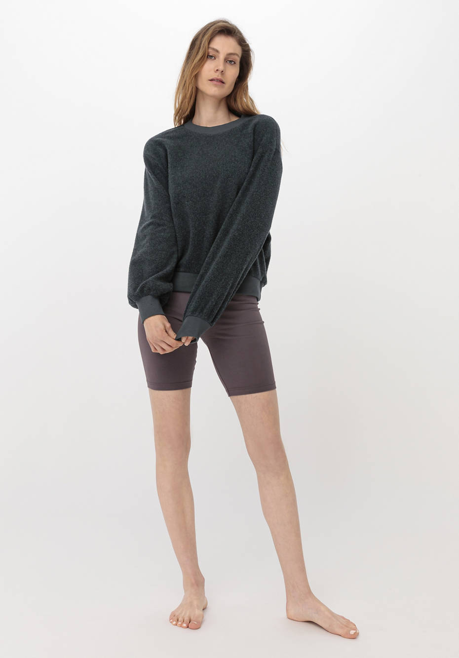 Fleece Sweatshirt ACTIVE LIGHT aus reiner Bio-Baumwolle