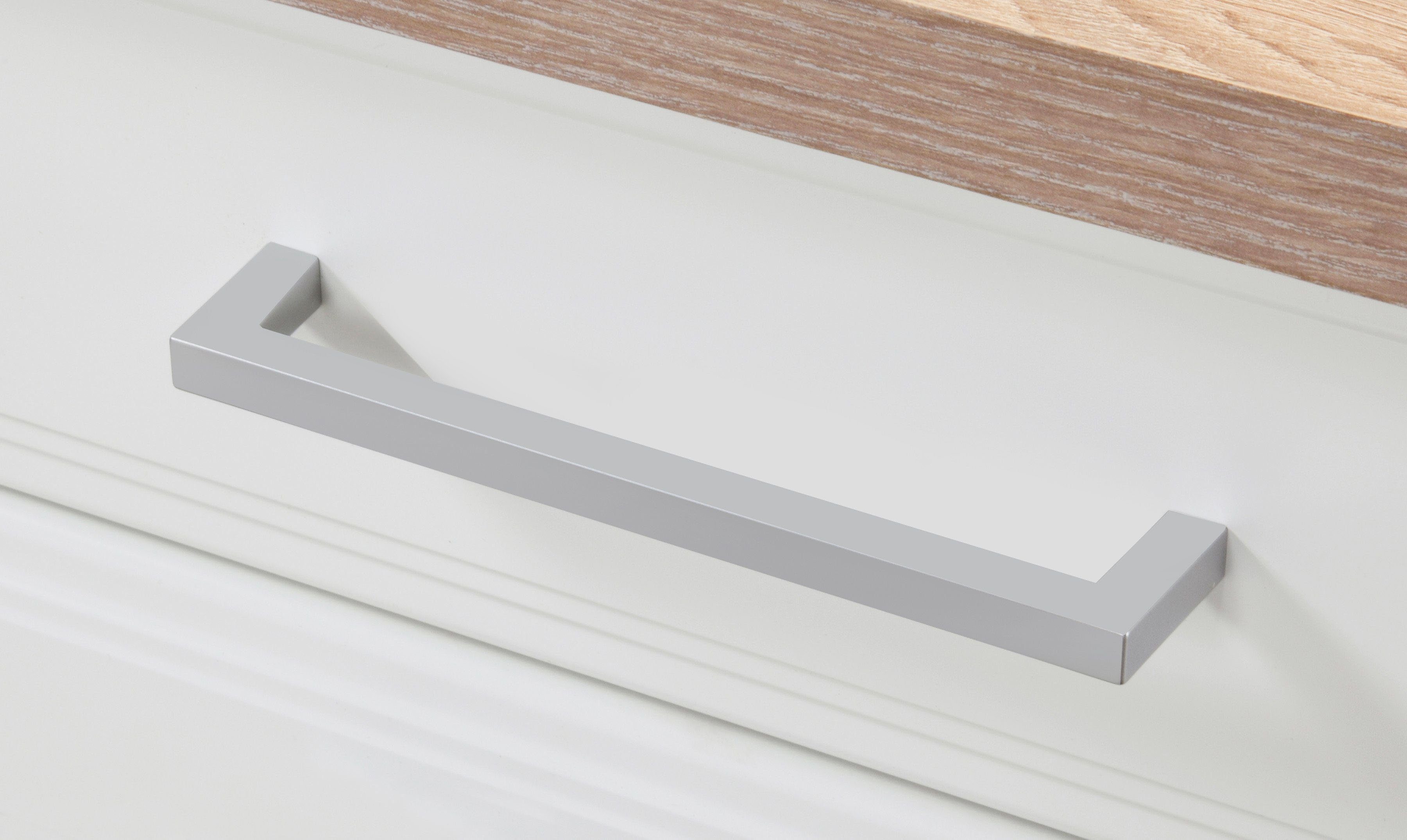 HELD MÖBEL Küchenzeile Stockholm, Breite 310 cm, mit hochwertigen MDF Fronten im Landhaus-Stil