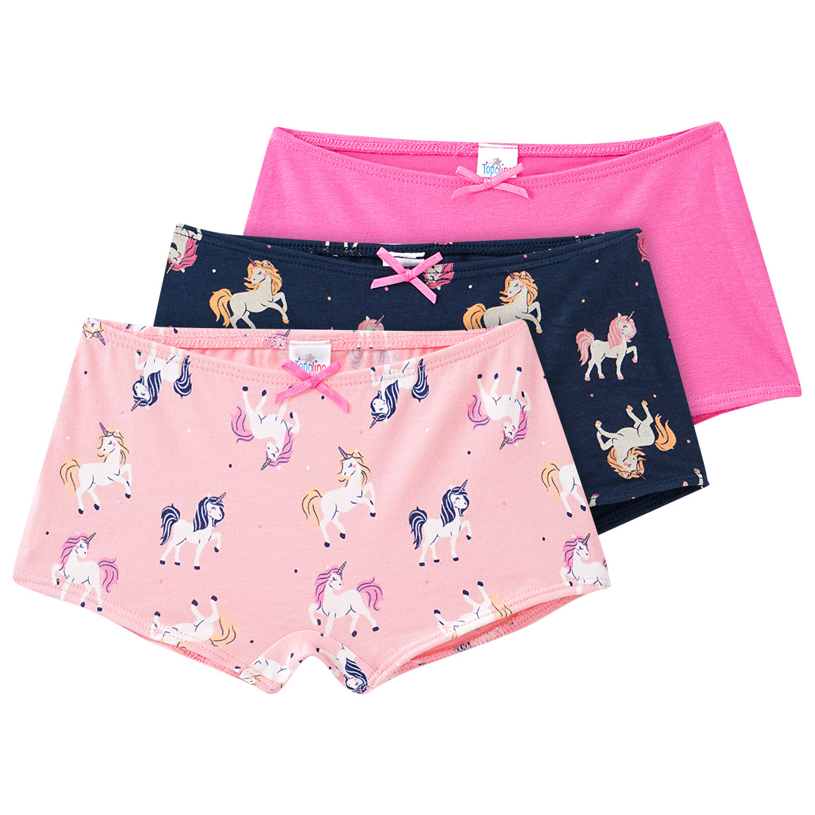3 Mädchen Pantys mit Einhörnern