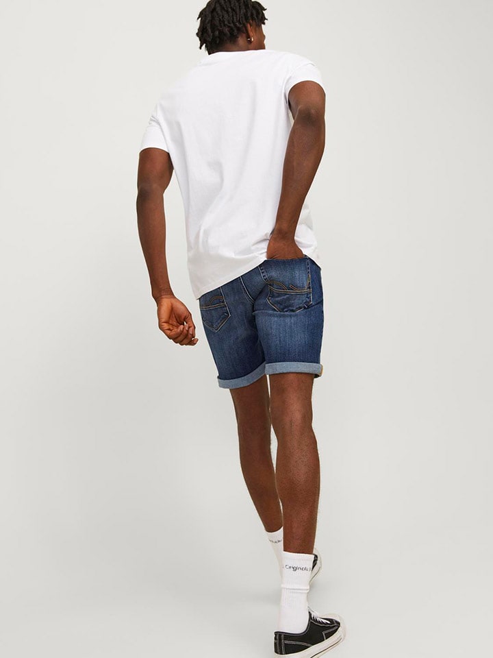 Jack & Jones Jeans-Shorts in Dunkelblau günstig kaufen