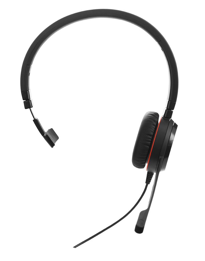 Jabra Evolve 20SE UC Mono Headset (Schnurgebunden für VoIP-Softphone, USB-A)