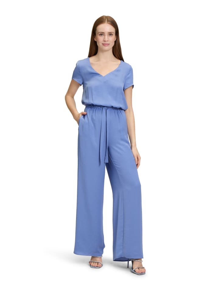 Vera Mont Jumpsuit unifarben in Blue Viola günstig kaufen 36
