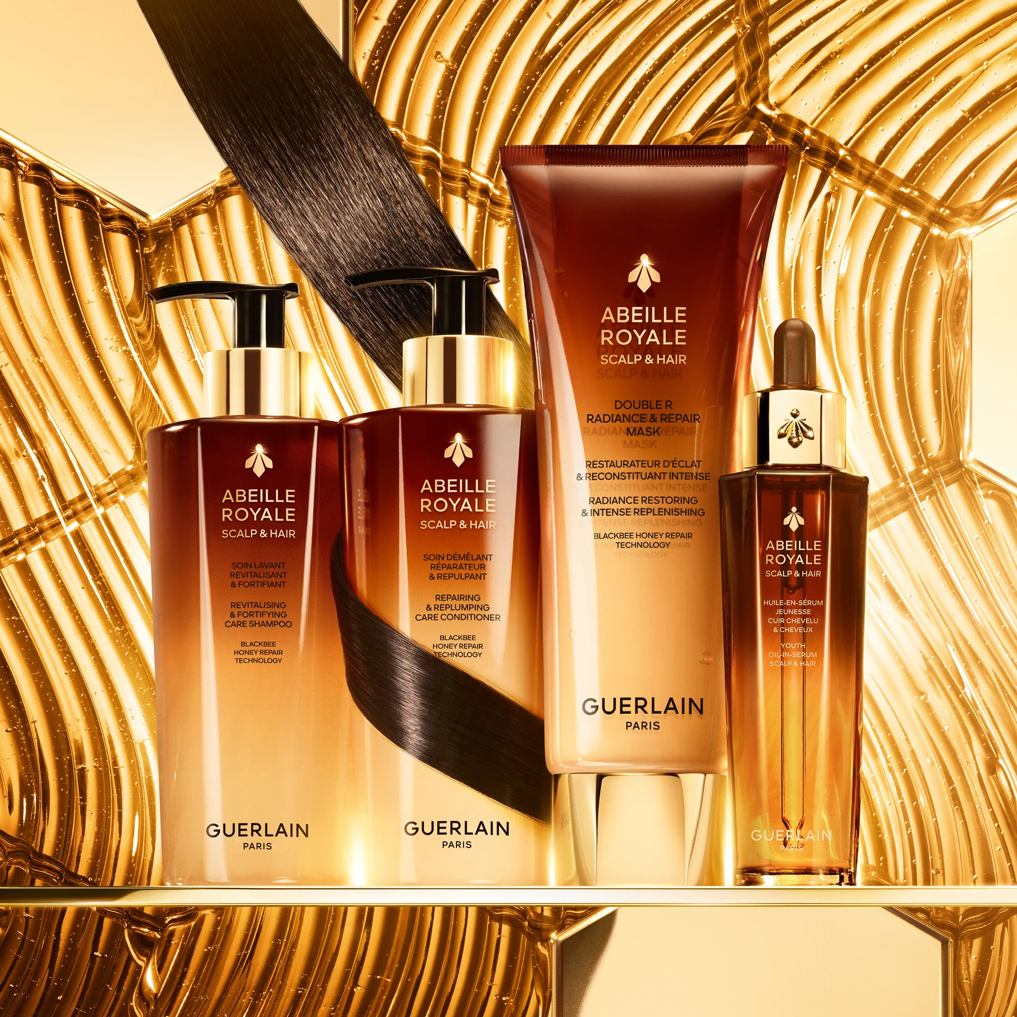 Abeille Royale Scalp & Hair Youth Oil-in-Serum – Haaröl, Kopfhautpflege