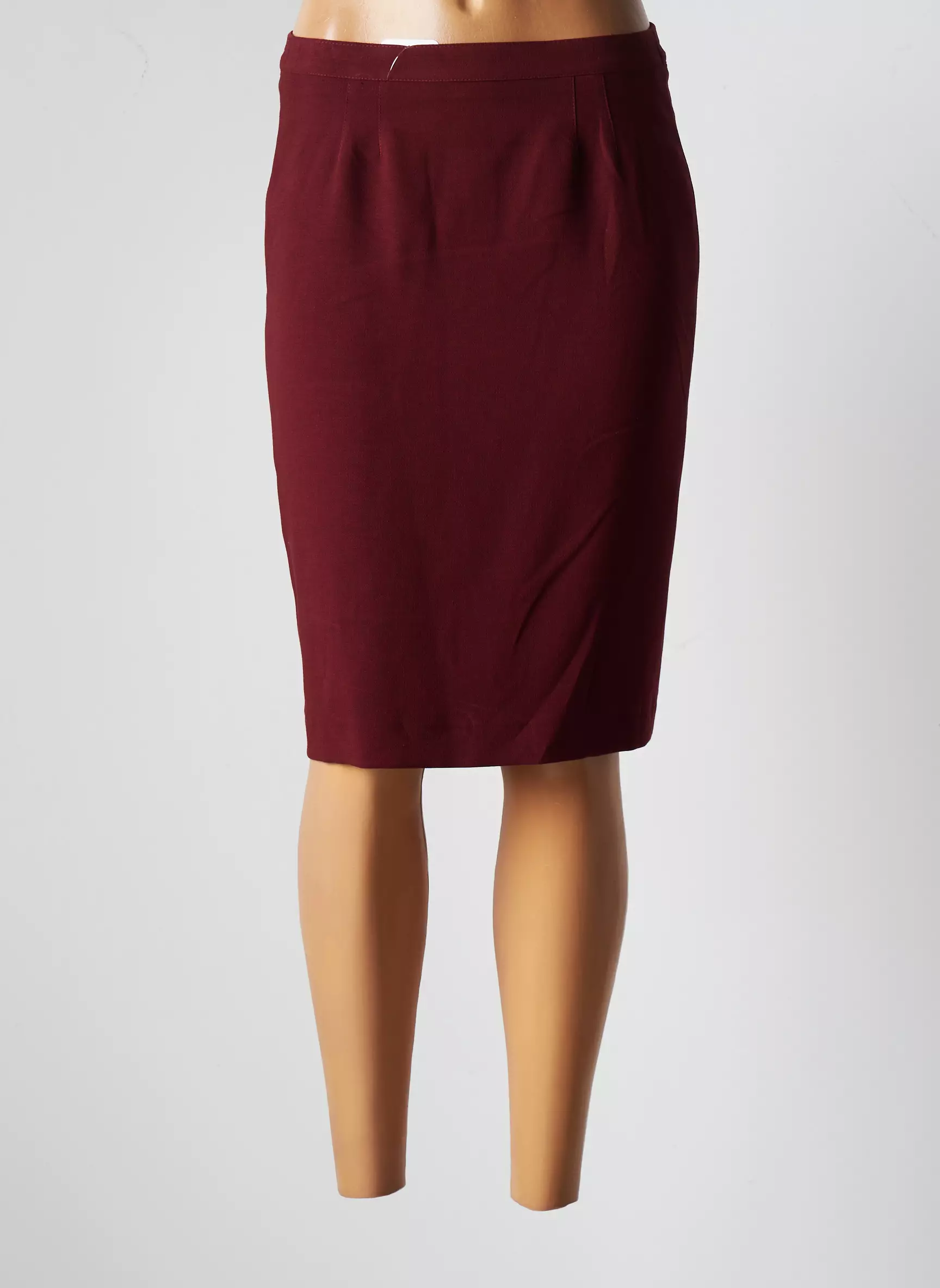 Jumfil Jupes Mi Longues Femme couleur rouge