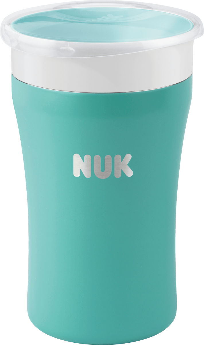 Trinklernbecher Magic Cup Edelstahl türkis, 230 ml, 1 St