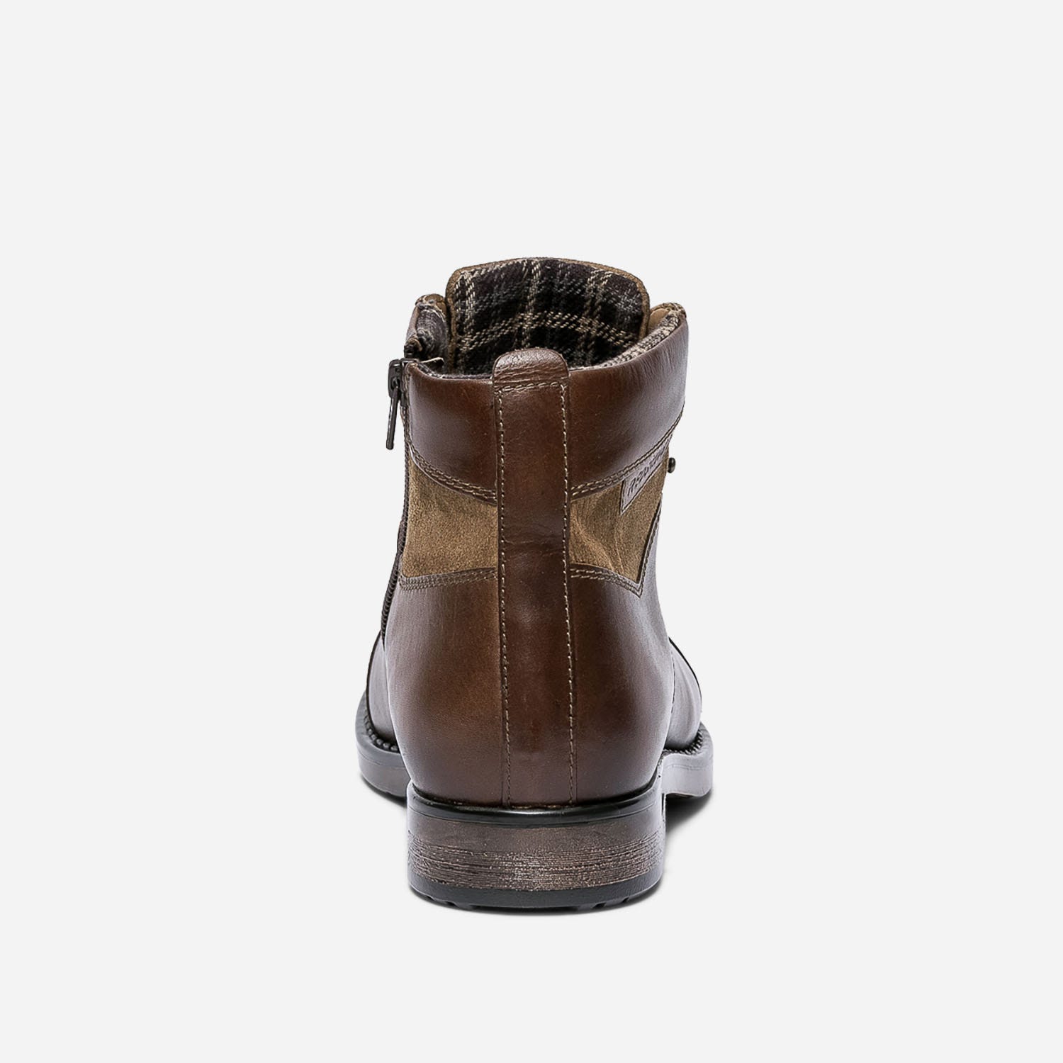 Boots à lacet REDSKINS marron en cuir