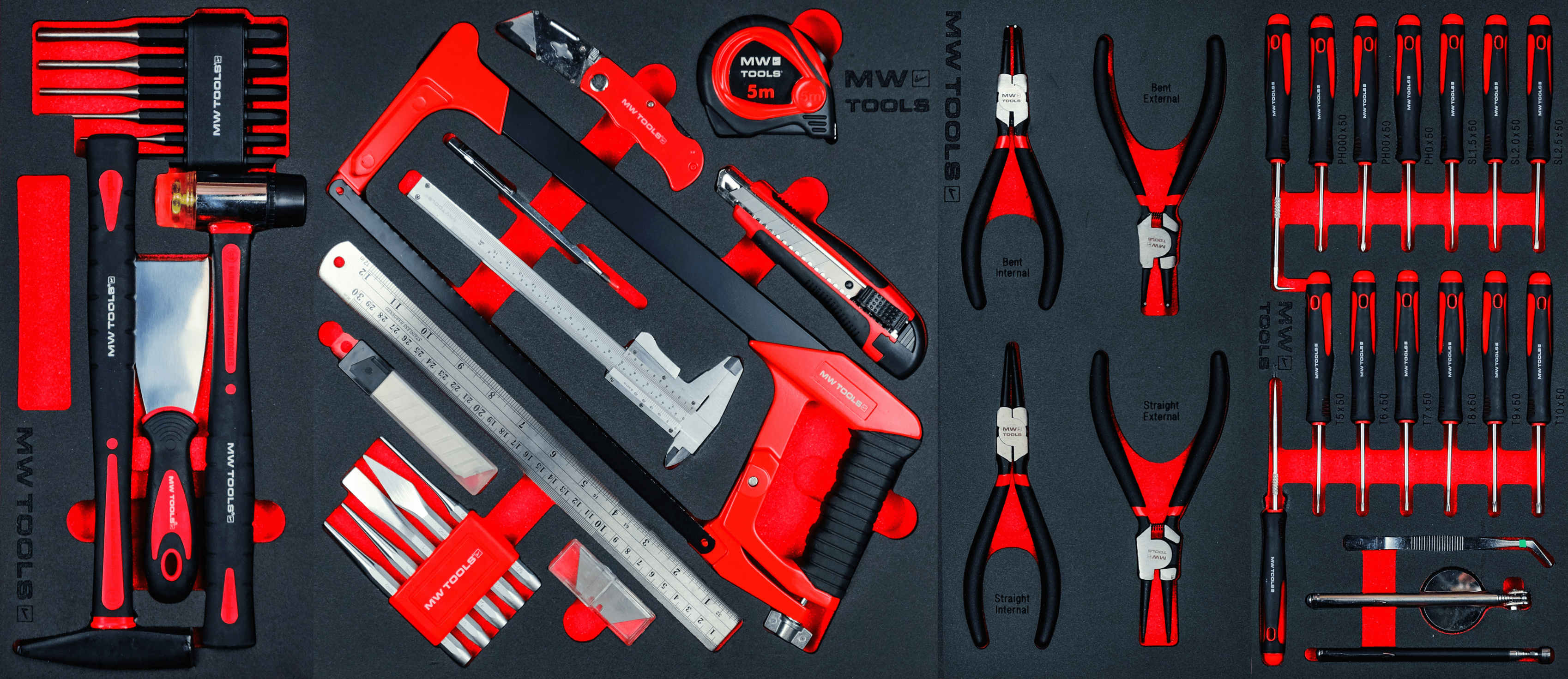 Metal Works 855006778 MWE599G36A Fylt bred verktøyvogn med toppkoffert EV XL 567 deler