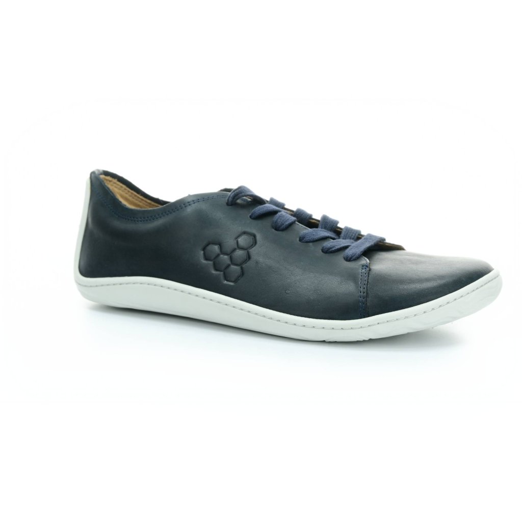 Vivobarefoot Addis M Navy Leather Barfußhalbschuhe