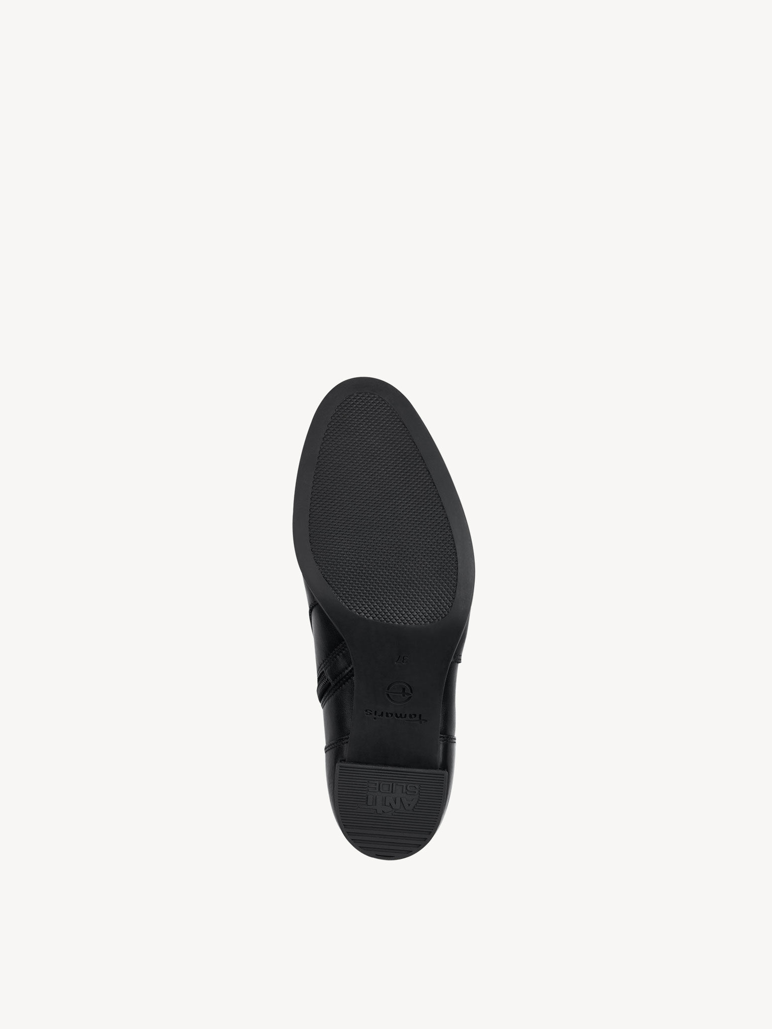 Bottine en cuir - noir