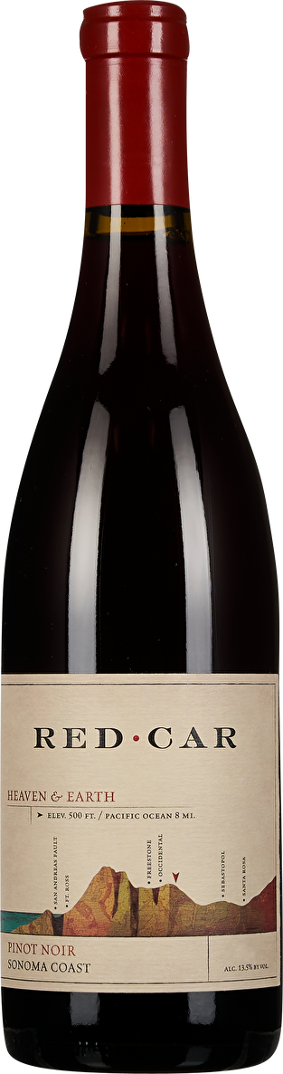 Red Car Pinot Noir Heaven & Earth Sonoma Coast 2019