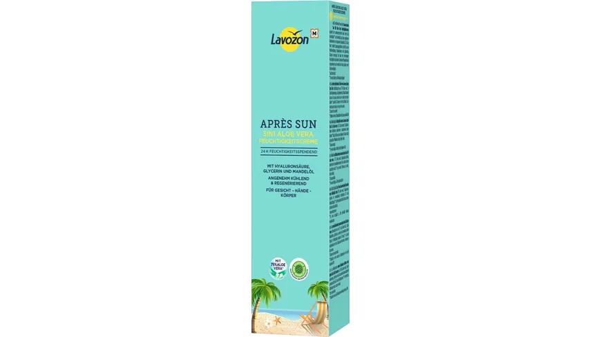 LAVOZON Apres Sun Aloe Vera 3in1 Fluid 100 ml
