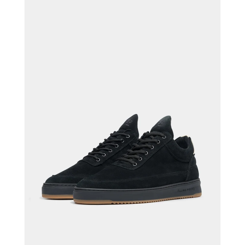 Filling Pieces Low Top Ripple Suede 25122791861 / schwarz