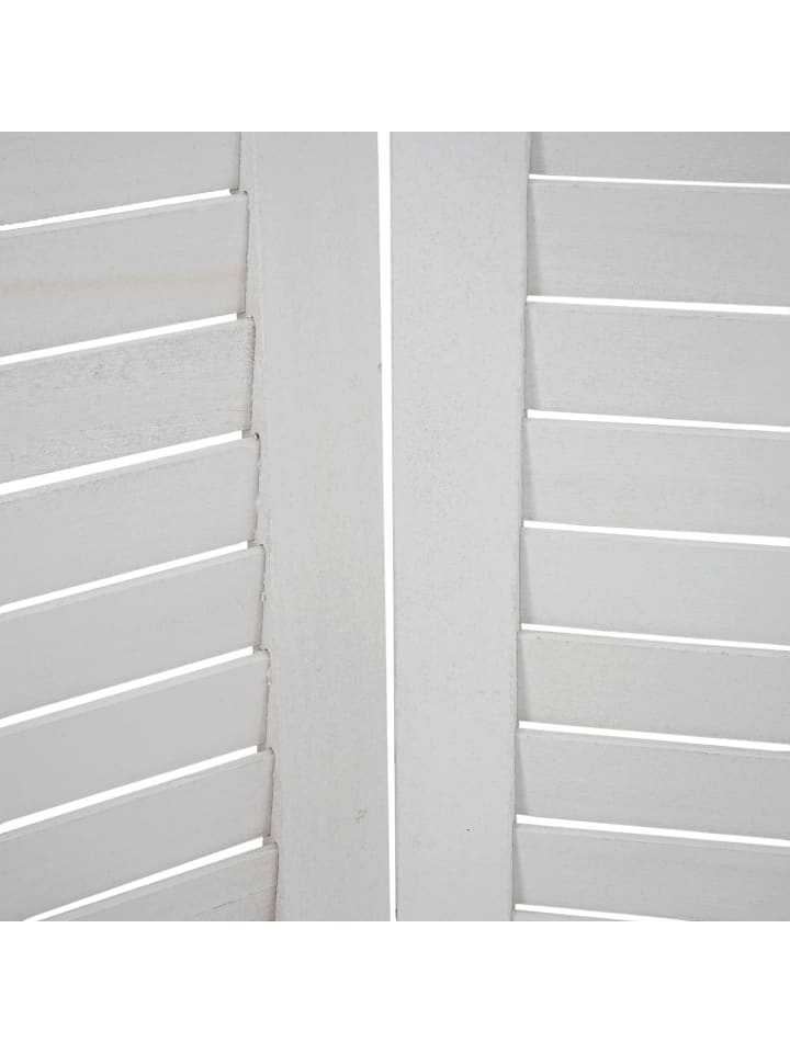 MCW Paravent A84 mit Ornamente, Weiß günstig kaufen onesize