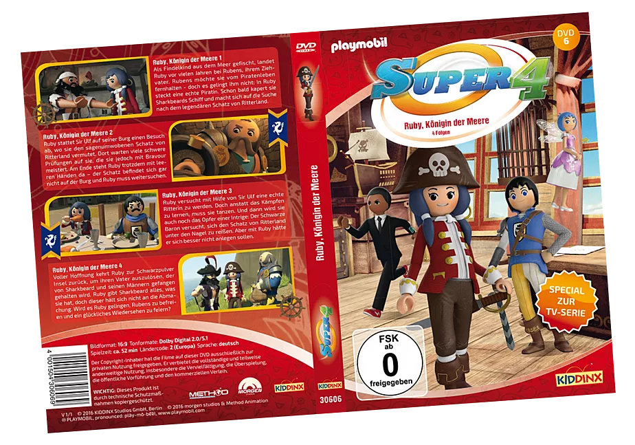 DVD 6 Super4: Ruby,K&ouml;nigin der Meere