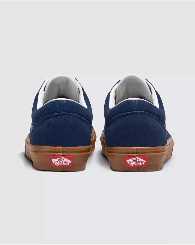 Customs Elevated Dress Blues Suede Gum Sole Old Skool Shoe