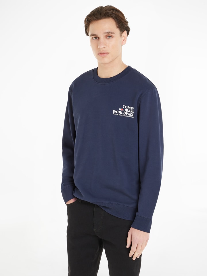 Tommy Hilfiger Sweatshirt in Dunkelblau günstig kaufen