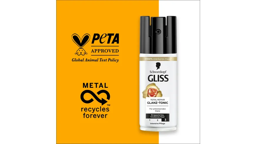 SCHWARZKOPF GLISS KUR Glanz-Tonic Total Repair 100ml 100 ml