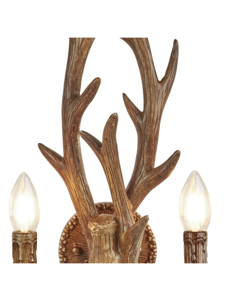 Licht-Erlebnisse Wandlampe in Braun günstig kaufen onesize