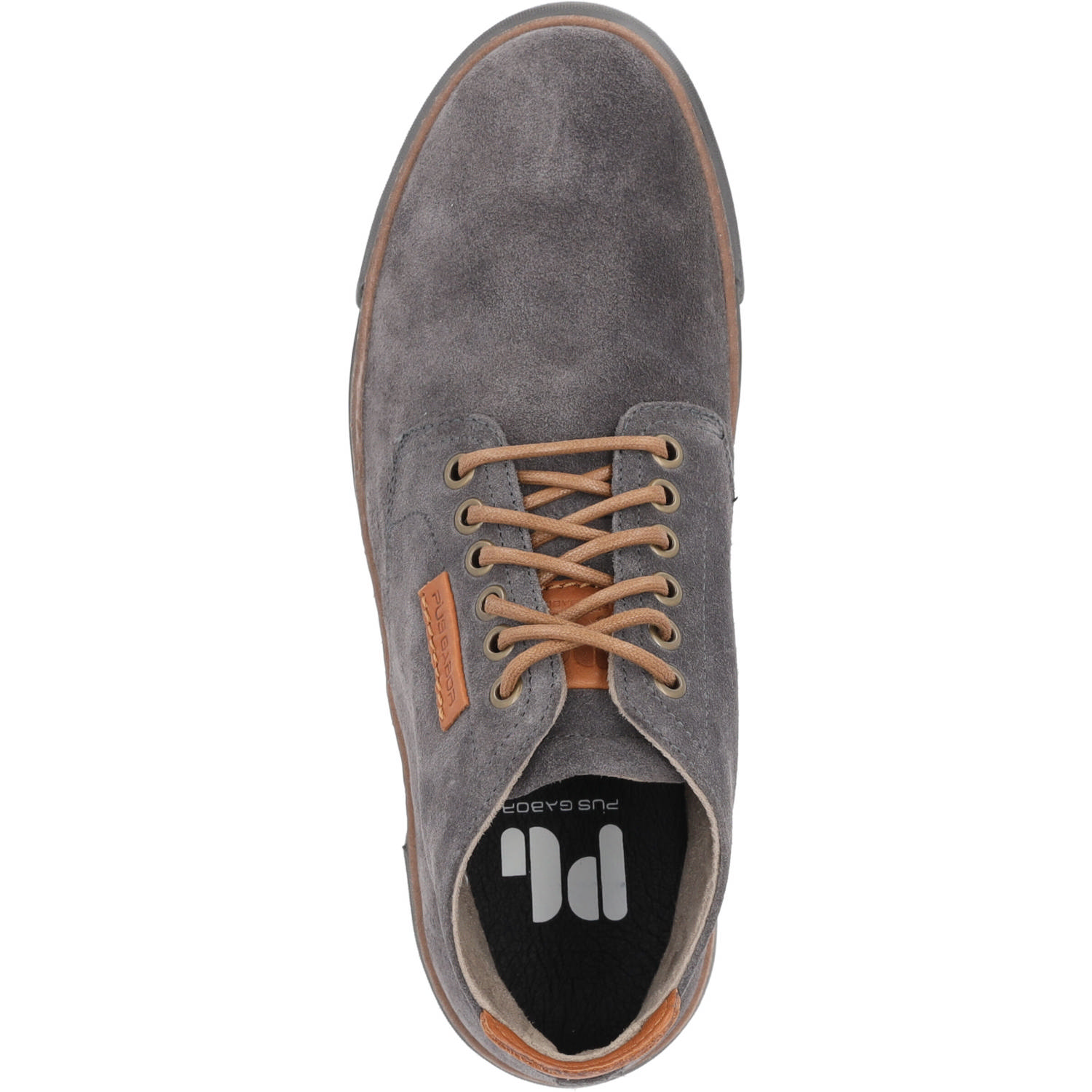 Gabor 0460.11, Halbschuhe, Herren, Grau