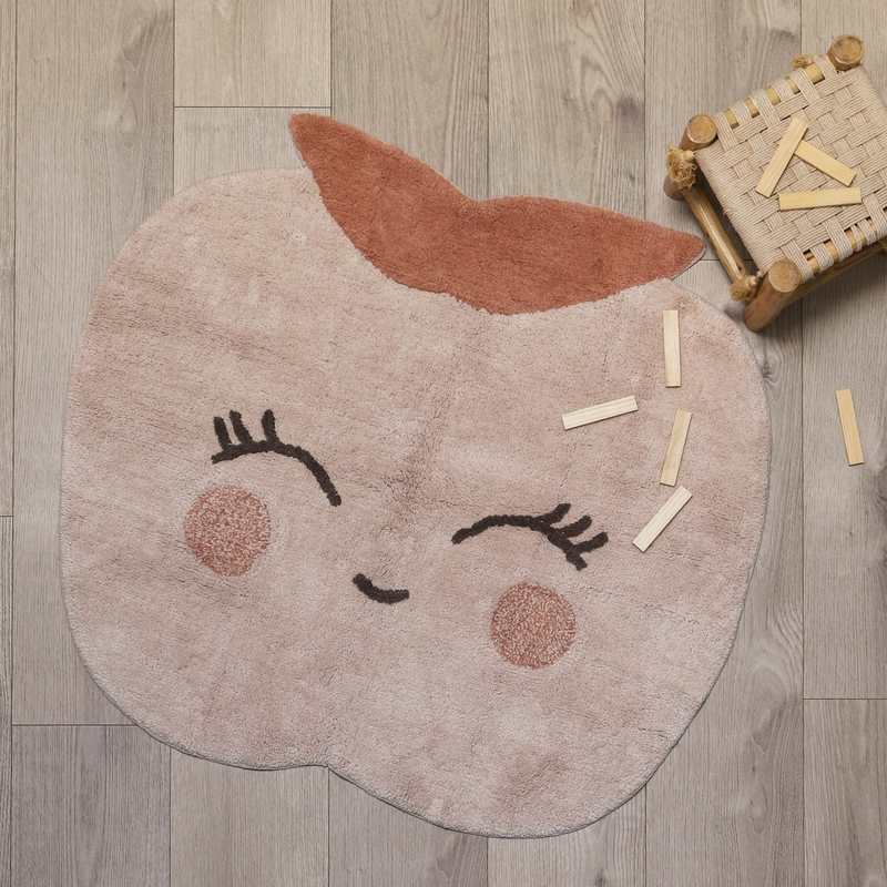 Tapis petite pomme 95x105cm CANDY APPLE